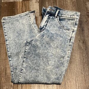 Express Acid Wash Mom Jeans